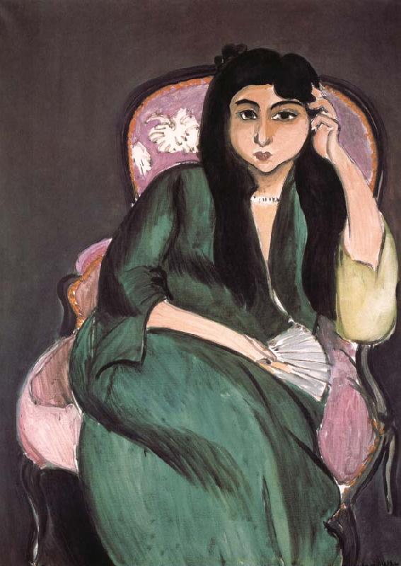 Henri Matisse Green woman oil painting image